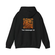 Sweatshirt unisexe Noir | qr Tigre