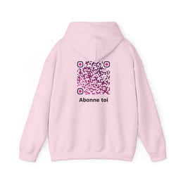 Sweatshirt unisexe Rose | qr code Prune