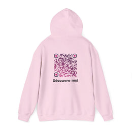 Sweatshirt unisexe Rose | qr code Prune
