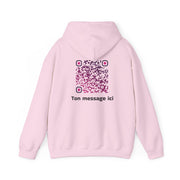 Sweatshirt unisexe Rose | qr code Prune