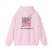 Sweatshirt unisexe Rose | qr code Tentation