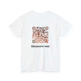 T-shirt Blanc - Qr code Braise - unisexe