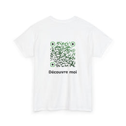 T-shirt Blanc - Qr code Matcha - unisexe