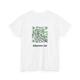 T-shirt Blanc - Qr code Matcha - unisexe