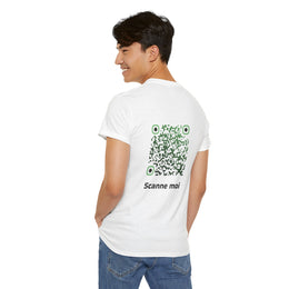T-shirt Blanc - Qr code Matcha - unisexe