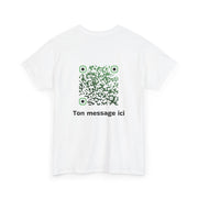 T-shirt Blanc - Qr code Matcha - unisexe