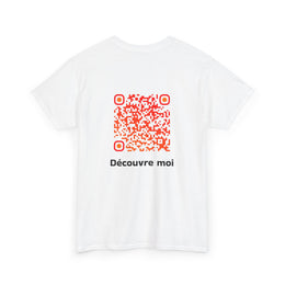 T-shirt Blanc - Qr code Phoenix - unisexe