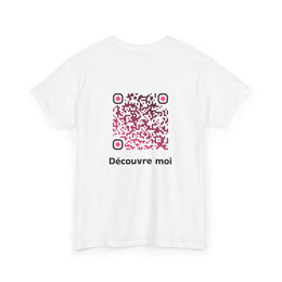 T-shirt Blanc - Qr code Rubis - unisexe