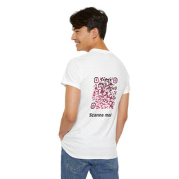 T-shirt Blanc - Qr code Rubis - unisexe