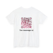T-shirt Blanc - Qr code Rubis - unisexe