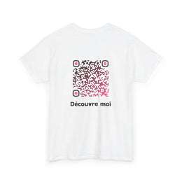 T-shirt Blanc - Qr code Tentation - unisexe