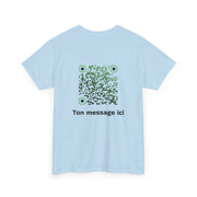 T-shirt Bleu Ciel - Qr code Matcha - unisexe