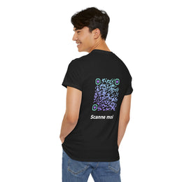 T-shirt Noir - Qr code Boréal - unisexe
