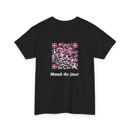 T-shirt Noir - Qr code Sakura - unisexe