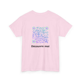 T-shirt Rose - Qr code Boréal - unisexe