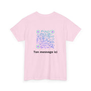 T-shirt Rose - Qr code Boréal - unisexe