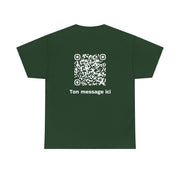 T-shirt Vert foncé - Qr code Neige - unisexe
