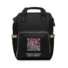 Sac à dos Urbain multi-fonction noir - Qr code Sakura